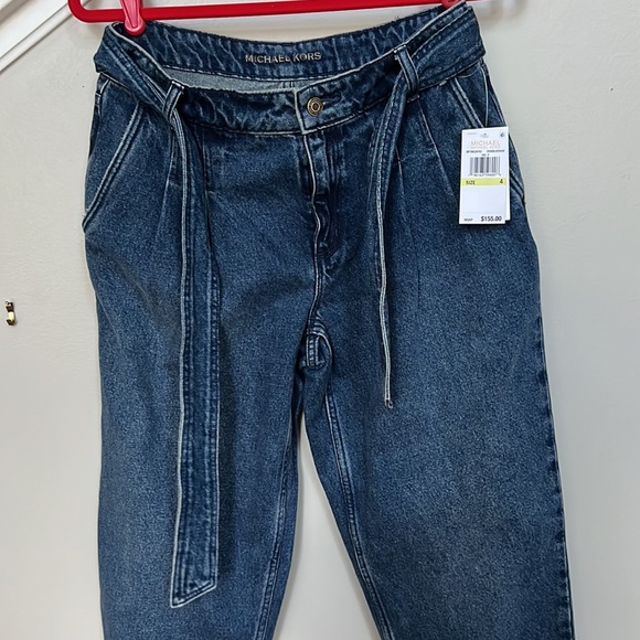MICHAEL MICHAEL KORS Pleated Denim Pants. - Picture 6 of 14
